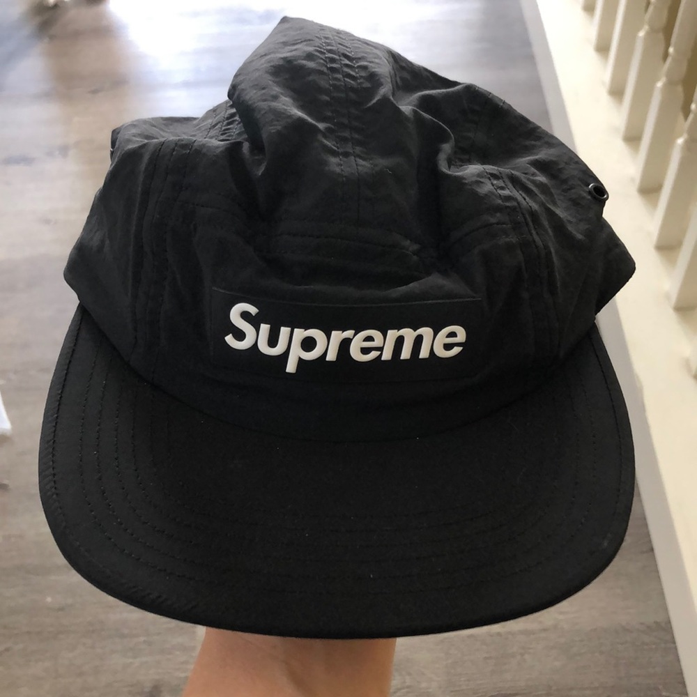 SUPREME Raised Logo Patch Camp Cap